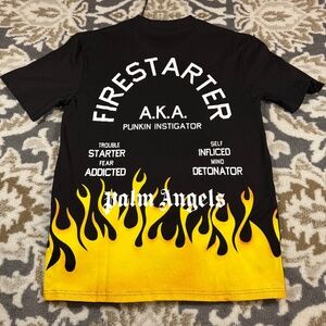 Palm Angels Men’s “Firestarter” Tee Size Large